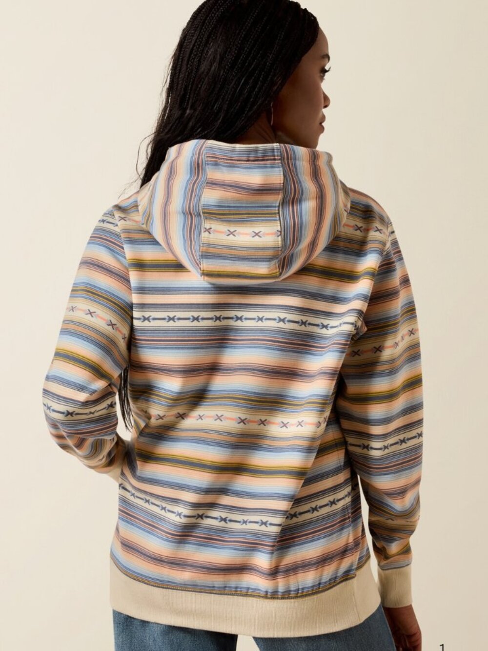 Ariat Beige Logo Hoodie Women’s Pullover Sweatshirt NWOT | W9B16/17/18/37